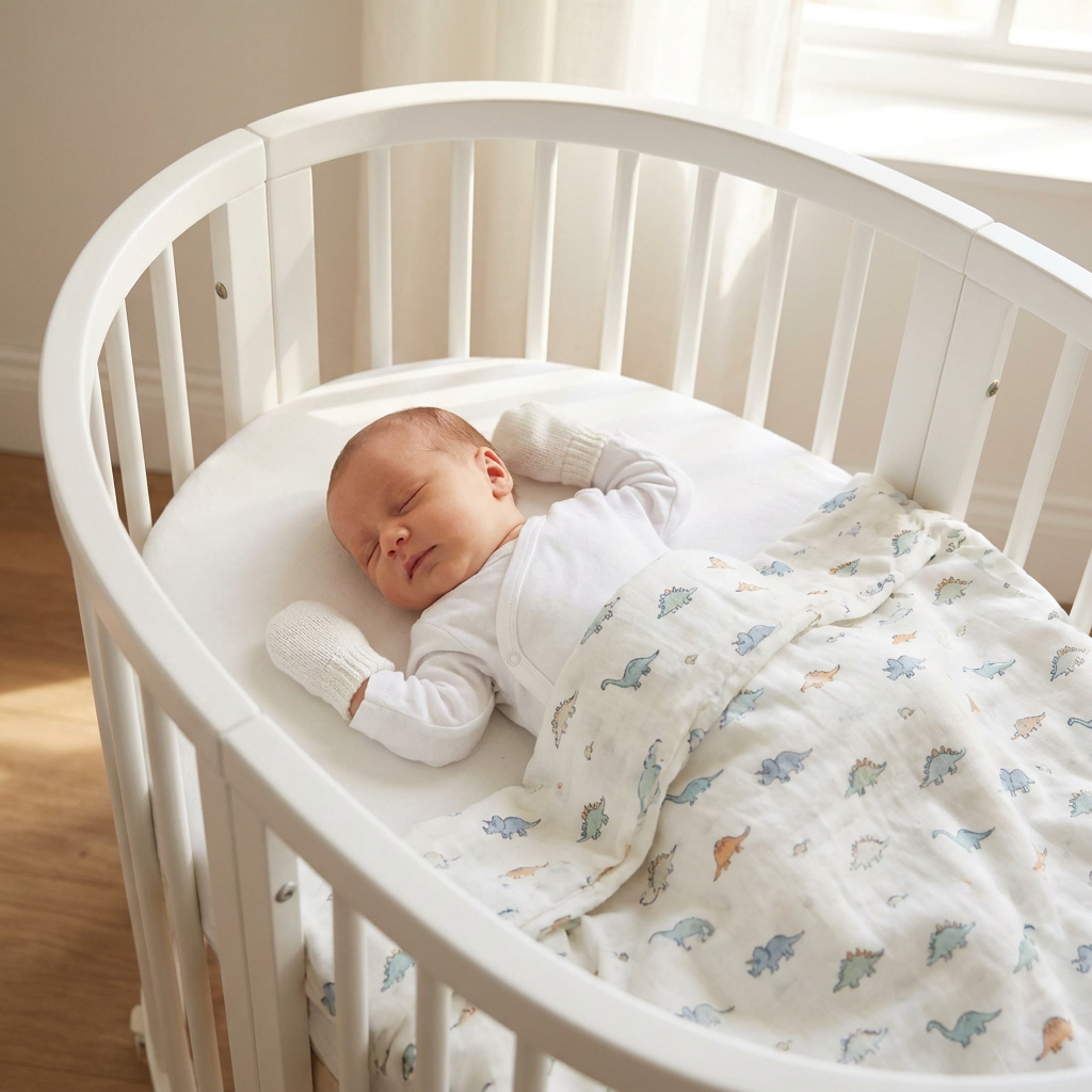 Undgå at baby kradser sig selv